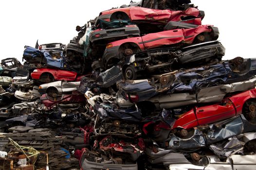scene on a scrap heap