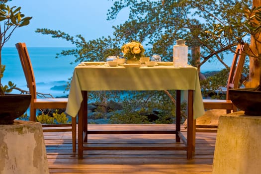 Dining Table Dusk