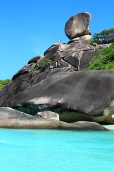The Sailing Rock, Similan National Park near Phuket Thailand