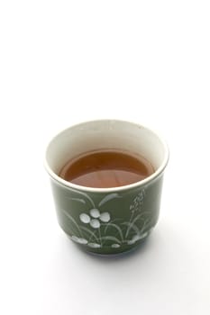 Traditional cup of chinese breakfast tea