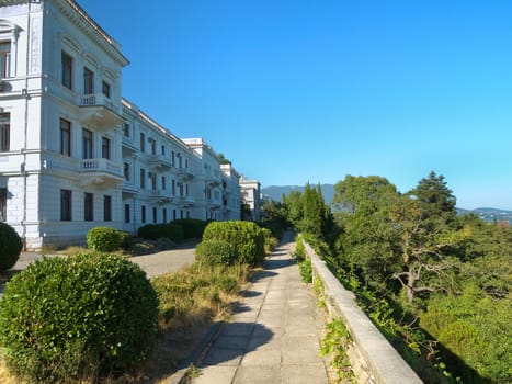 Livadia palace building in Yalta with clear blue sky