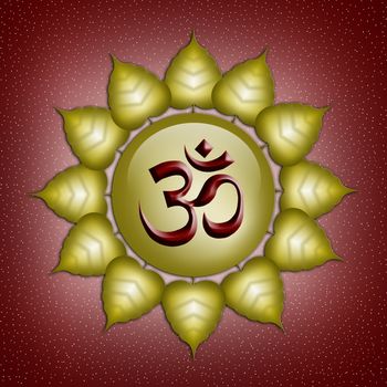 illustration of Om symbol