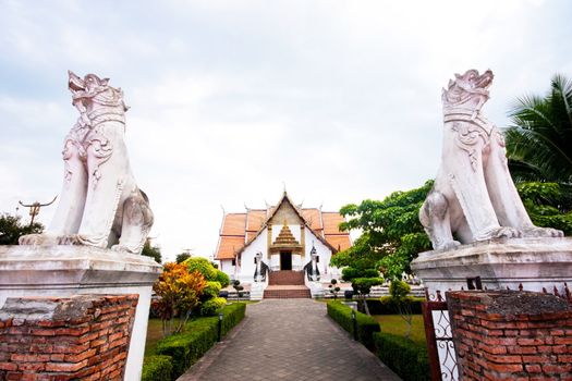 Beautiful Thai Temple in Nan Province, Thailand