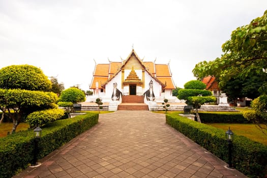 Beautiful Thai Temple in Nan Province, Thailand