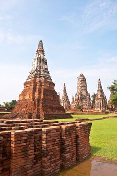 Wonderful Pagoda Wat Chaiwattanaram Temple, Ayutthaya, Thailand