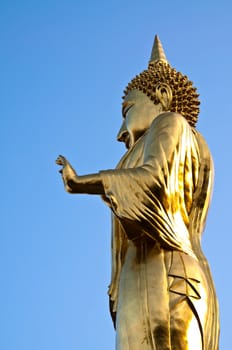 Buddha Standing Color Gold