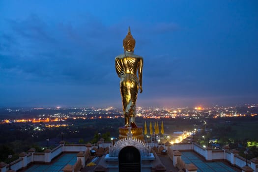 Buddha Standing Color Gold