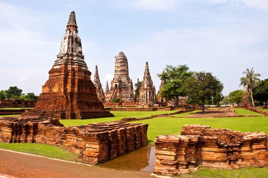 Wonderful Pagoda Wat Chaiwattanaram Temple, Ayutthaya, Thailand