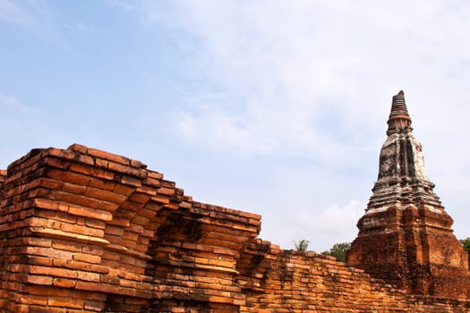 Wonderful Pagoda Wat Chaiwattanaram Temple, Ayutthaya, Thailand