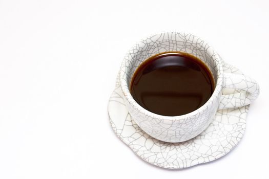 Coffee cup isolated on white background