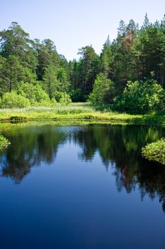 Saint lake on Kiy island