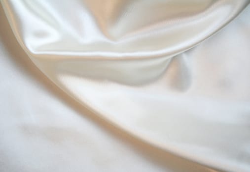 Smooth elegant white silk can use as background 