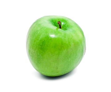 Green apple isolated on white background