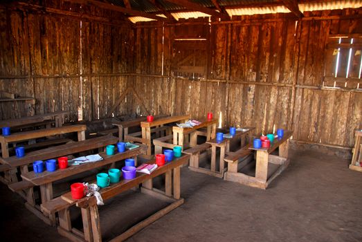 classroom of a school in Kenya