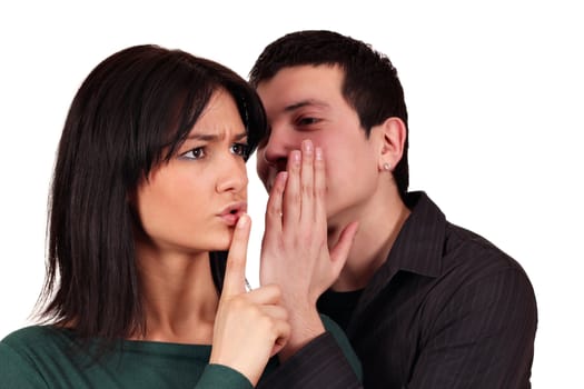 boyfriend whispers a secret