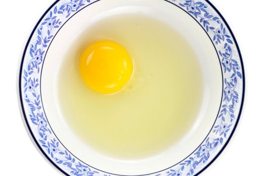 Egg yolk close - up