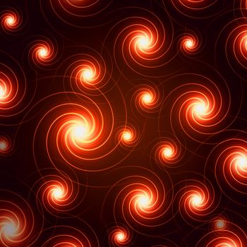 abstract backfround - spiral ray lights over dark