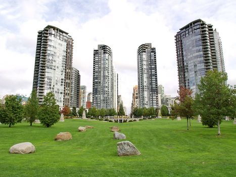 Towers of Vancouver BC, Canada