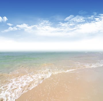 beach and tropical sea