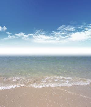 beach and tropical sea