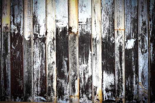 Weathered wooden boards