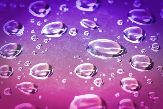 background of beautiful water drops