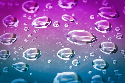 background of beautiful water drops