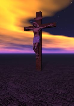 Golgotha and cross