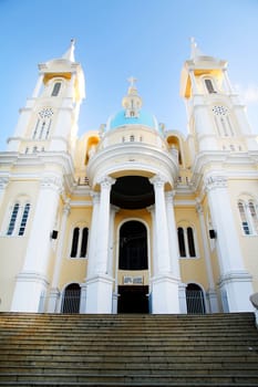 Church in the City of Ilheus, Bahia, Brazil, South America.