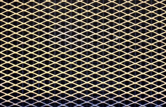 metal background with perforated holes