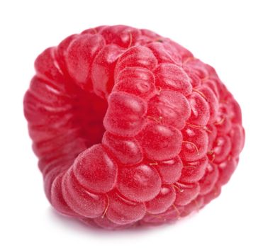 fresh raspberry isolated 