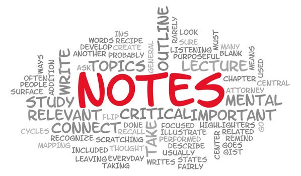 Taking Notes in Class and Life System