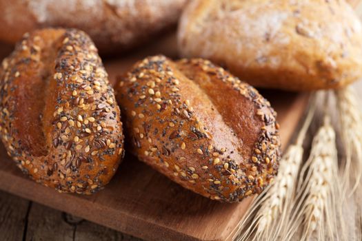 various healthy bread 