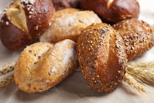 various healthy bread 