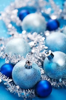 blue christmas decoration 