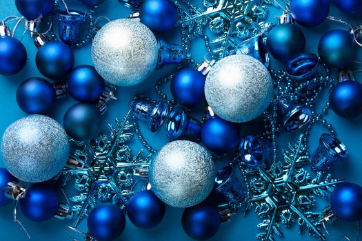 blue christmas decoration