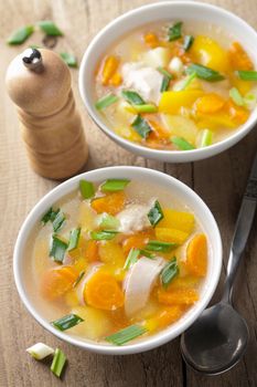 chicken soup with vegetables