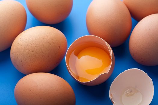eggs over blue 