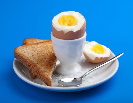 boiled egg in egg cup