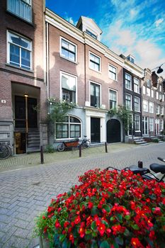 calm street of Amsterdam