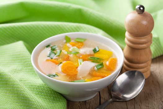 chicken soup with vegetables 