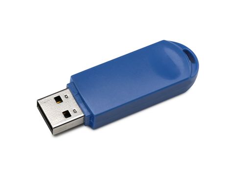 USB memory stick isolated on a white