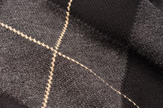 Closeup of a textile with stripes