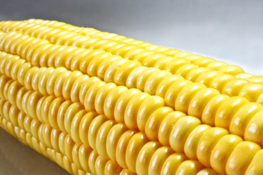 A close up shot of a yellow uncook corn