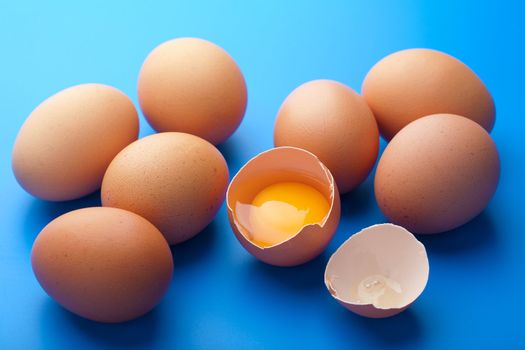eggs over blue 