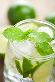 fresh mojito cocktail 