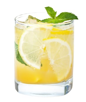 fresh lemonade isolated