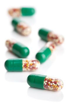 capsule pills isolated 