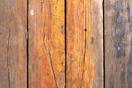 Old Rusty Wooden Deck Planks Texture Background