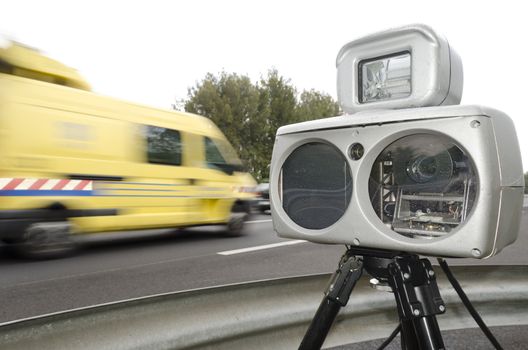 speed camera on highway